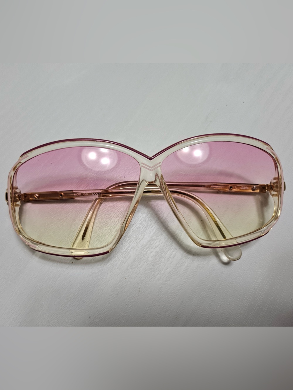 Vintage Cazal with custom ombré lense